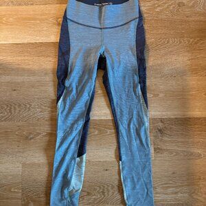 Tri color Outdoor Voices leggings